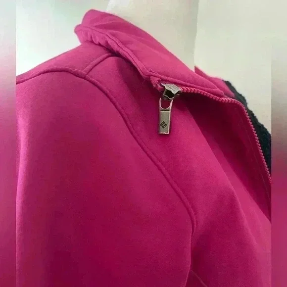 COLUMBIA Sportswear Women's Full Zip Jacket Fucsia S - Picture 4 of 7